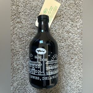 New dogfish head inn Growler RARE 32oz beer brown glass glassware Lewes Delaware